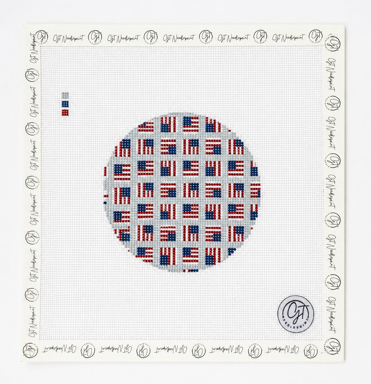 USA Flag Round