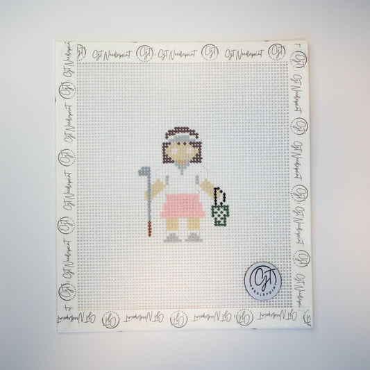 My Baby Girl Plays Golf Canvas