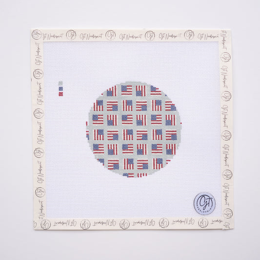 USA Flag Round