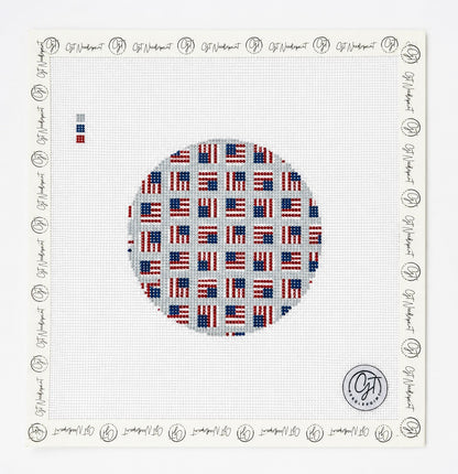 USA Flag Round