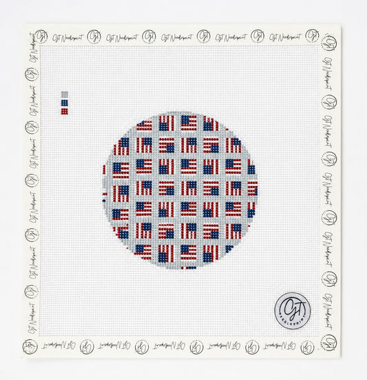 USA Flag Round