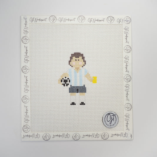 My Baby Plays Soccer Canvas