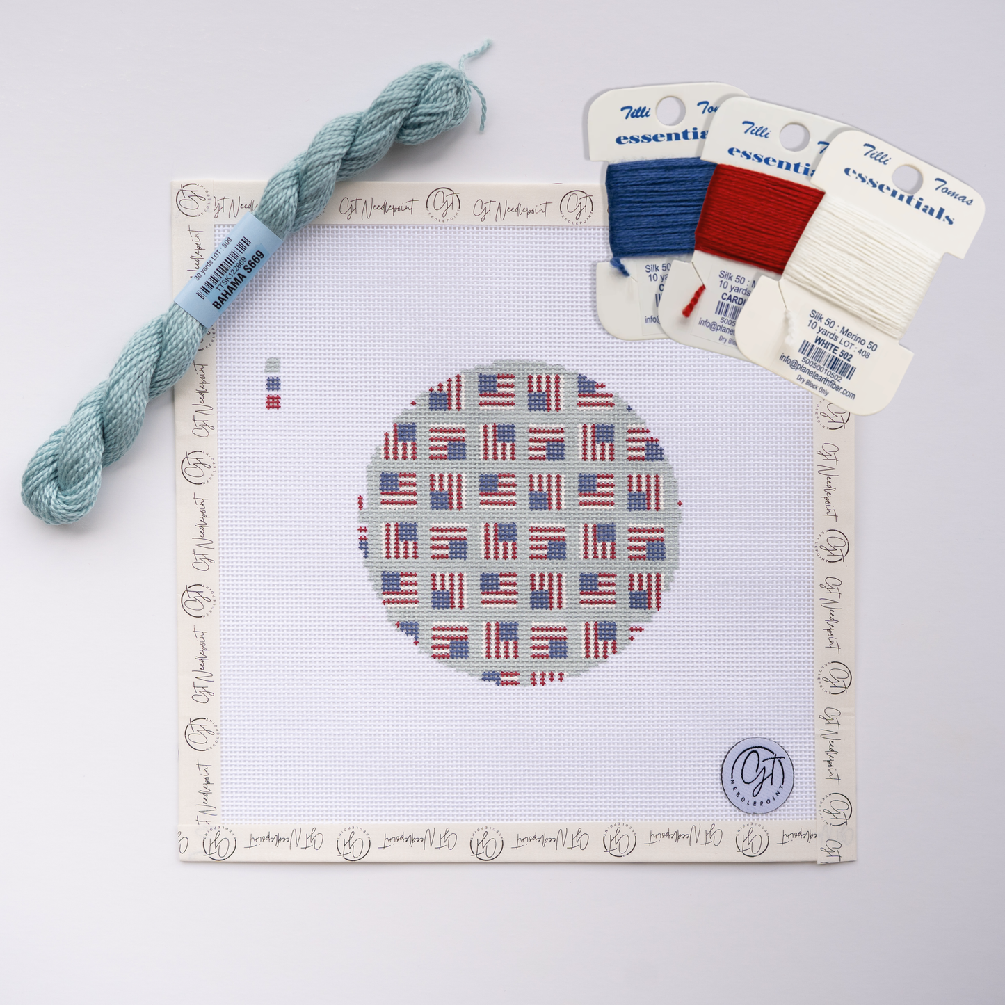 USA Flag Round