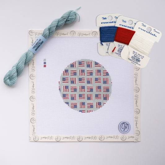 USA Flag Round